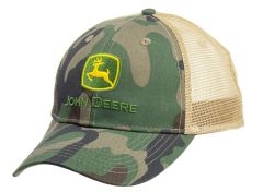 MC13080003BK - Casquette camionneur avec motif camouflage - JOHN DEERE