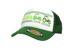 MC53084519GR - Casquette pour enfants avec arrière en filet de couleur verte et blanche - JOHN DEERE