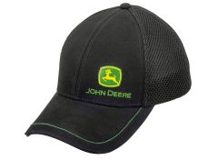 MCL201915011 - Casquette à maille de couleur noire avec logo - JOHN DEERE