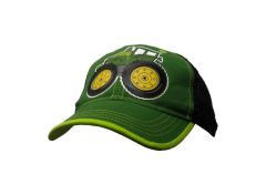 MCPBJSH963GT - Casquette pour enfants de couleur verte et noire - tracteur JOHN DEERE