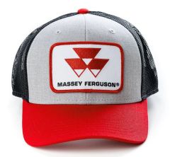 MF62 - Casquette de couleur grise noir et rouge – MASEEY FERGUSON
