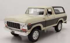MMX79371BG - Voiture de 1978 couleur beige et marron - FORD Bronco HardTop