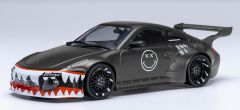 IXOMOC342.22 - Voiture de 2020 couleur grise - PORSCHE 911 - Old and New