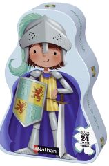 NAT86202 - Puzzle de 24 pièces Victor le chevalier Dimensions : 42 x 32 cm