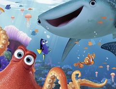 NAT86348 - Puzzle de 30 Pièces du dessin animé  Le monde de Dory Dimensions : 30 x 23 cm