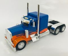 NEW10641B - SANS BOÎTE Camion solo de couleur Bleu - PETERBILT