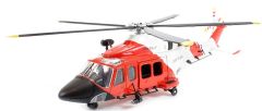 NEW25613 - Hélicoptère des gardes côtes AGUSTA WESTLAND AW 139 avec support