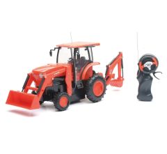 NEW34123 - Tracteur Télécommandé avec chargeur et pelle à l'arrière - KUBOTA L6060
