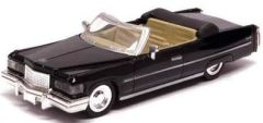 NEW48013E - Voiture cabriolet CADILLAC  Coupe De Ville couleur noir de 1976