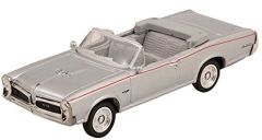 NEW48013R - Voiture cabriolet PONTIAC GTO de 1966 ccouleur gris