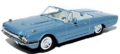 NEW48013S - Voiture cabriolet FORD THUNDERBIRD de 1956 couleur bleu