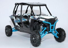 NEW57843B - Quad de couleur Blanc et bleu - POLARIS RZR XP 4 Turbo