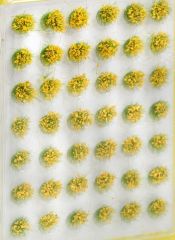 NOC07036 - Lot de 42 touffes d'herbes jaunes