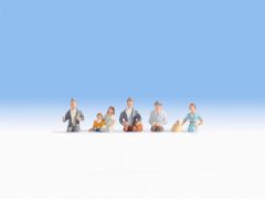 NOC15243 - 4 passagers de bus et conducteur