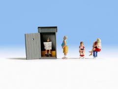 NOC15560 - 5 figurines "Scène aux toilettes"