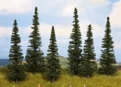 NOC24255 - Set de 6 Sapins - 16 à 20 cm de hauteur