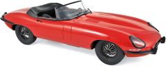 NOREV122720 - Voiture cabriolet sportif JAGUAR E-Type de 1962 de couleur rouge