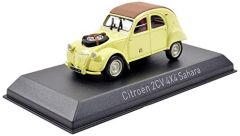 NOREV150011 - Voiture 4x4 - CITROEN 2CV Sahara 1961 de couleur Jaune panama