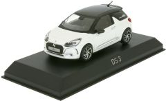 NOREV155260 - Voiture sportive CITROEN DS3 de 2016 couleur blanche à toit noir