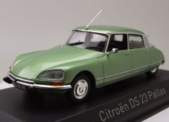 NOREV157078 - Voiture berline de luxe CITROEN DS 23 Pallas de 1973 couleur verte métal