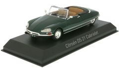 NOREV157080 - Voiture cabriolet de luxe CITROEN DS21 de 1971 couleur vert anglais avec capote déclipsable