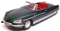 NOREV18002B - Voiture cabriolet CITROEN DS 21 Chapron Palm Beach de 1968 couleur verte avec éclairage