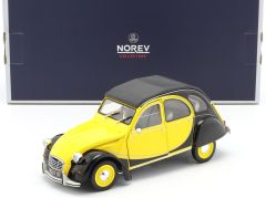 NOREV181493 - Voiture découvrable CITROEN 2CV Charleston de 1982 de couleur jaune et noire