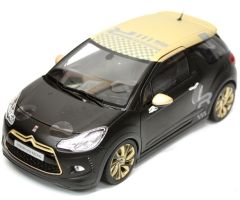 NOREV181547 - Voiture sportive CITROEN DS3 Racing de 2013 de couleur noire et or
