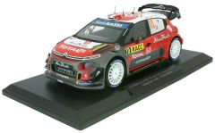 NOREV181631 - Voiture du rallye de Catalogne de 2018 CITROEN C3 WRC n°10 équipage S.Loeb-D.Elena