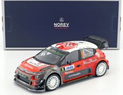 NOREV181633 - Voiture de rallye CITROEN C3 WRC N°9 rallye de Corse de 2017 équipage S Lefebvre et G Moreau