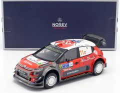 NOREV181638 - Voiture du rallye du Mexique de 2018 CITROEN C3 WRC n°11 équipage S.Loeb-D.Elena