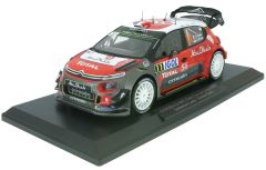 NOREV181639 - Voiture du Tour de Corse de 2018 CITROEN C3 WRC n°11 équipage S.Loeb-D.Elena