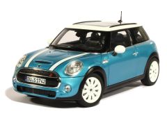 NOREV183111 - Voiture MINI COOPER S 2015 bleu blanc