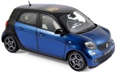 NOREV183435 - Voiture SMART Forfour 2015 couleur bleu noir