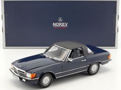 NOREV183466 - Voiture cabriolet MERCEDES 300 SL bleu de 1986