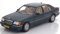 NOREV183593 - Voiture berline de luxe MERCEDES BENZ S600 de 1997 couleur bleue métallisé