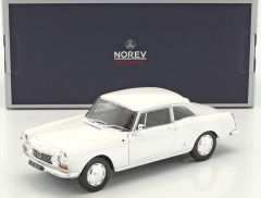 NOREV184831 - Voiture coupé PEUGEOT 404 de 1967 de couleur blanche