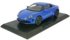 NOREV185148 - Voiture sportive ALPINE A110 Prenium edition de 2017 couleur bleu métal