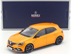 NOREV185225 - Voiture sportive RENAULT Megane RS couleur orange de 2017