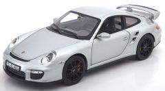 NOREV187594 - Voiture PORSCHE 911 GT2 2007 couleur gris argent