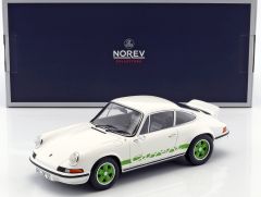 NOREV187636 - Voiture sportive PORSCHE 911 2.7 Carrera RS de 1973 couleur blanche