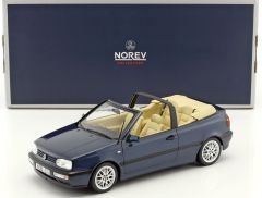 NOREV188434 - Voiture cabriolet VOLKSWAGEN Golf 3 de 1995 couleur bleu