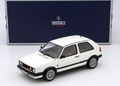 NOREV188443 - Voiture sportive VOLKSWAGEN Golf II GTI G60 de 1990 couleur blanche