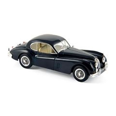 NOREV270031 - Voiture coupé - JAGUAR XK140 1957 de couleur Bleu foncé