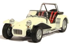 NOREV270212 - Voiture barquette CATERHAM Super Seven de 1979 couleur blanche