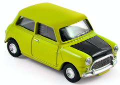 NOREV310516 - Voiture citadine MINI COOPER S de 1963 de couleur jaune citron