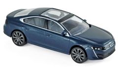 NOREV310907 - Voiture berline PEUGEOT 508 de 2018 couleur bleue métallique