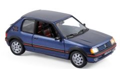 NOREV471704 - Voiture de Sport - PEUGEOT 205 GTI 1992 de couleur Bleue