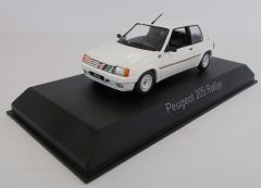 NOREV471750 - Voiture sportive PEUGEOT 205 Rallye de 1988 de couleur blanche