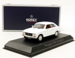 NOREV473413 - Voiture coupé PEUGEOT 304 S de couleur blanche de 1974